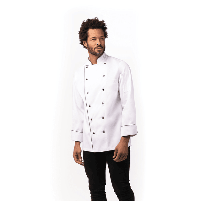 Chaqueta Chef Works Unisex Newport Blanca 