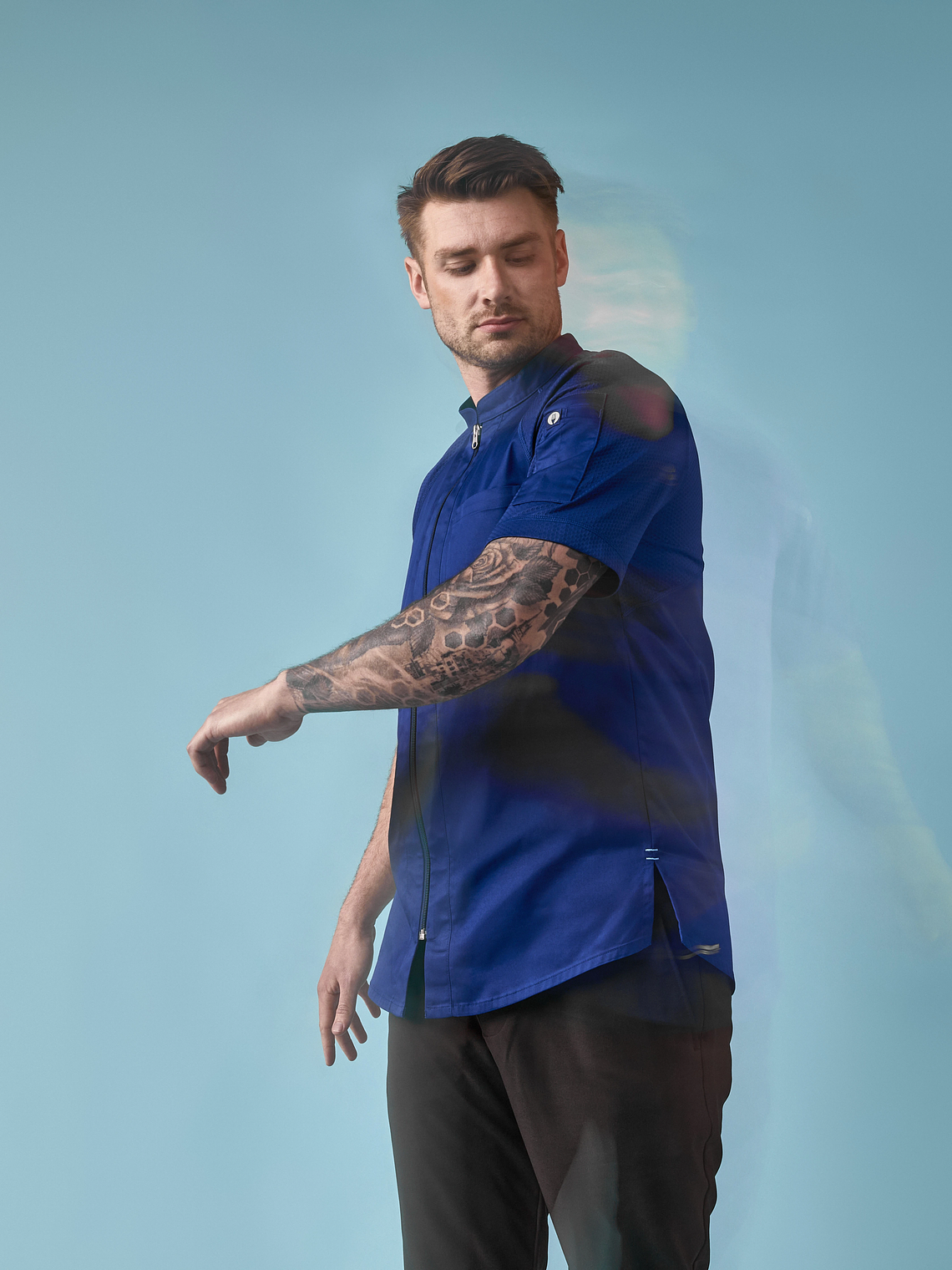 Chaqueta Chef Works Unisex Arcadia Azul 2