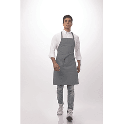 Pechera Chef Works Clásica F8 Gris