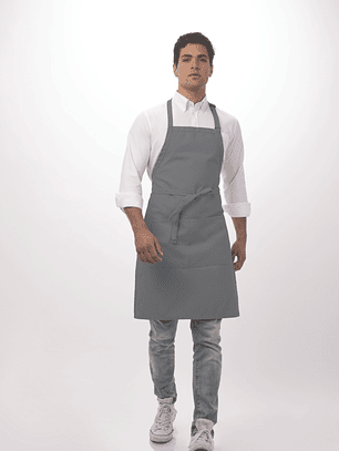 Pechera Chef Works Clásica F8 Gris