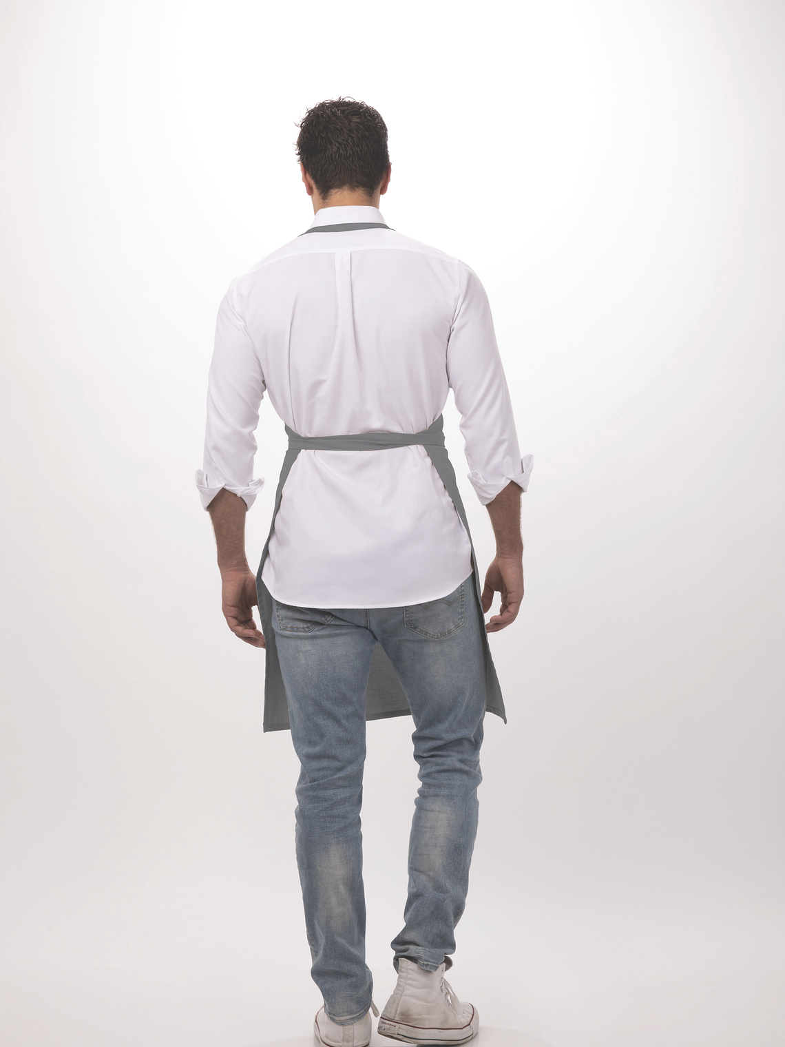 Pechera Chef Works Clásica F8 Gris 2