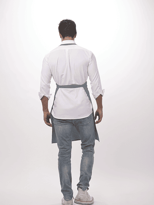 Pechera Chef Works Clásica F8 Gris