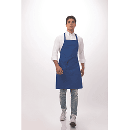 Pechera Chef Works Clásica F8 Azul Royal