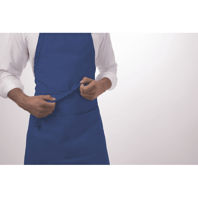 Pechera Chef Works Clásica F8 Azul Royal