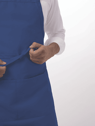 Pechera Chef Works Clásica F8 Azul Royal