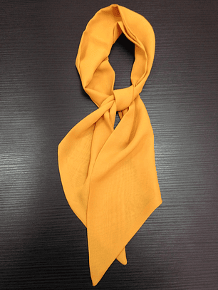 Pañuelo Chifon Mostaza Inacap