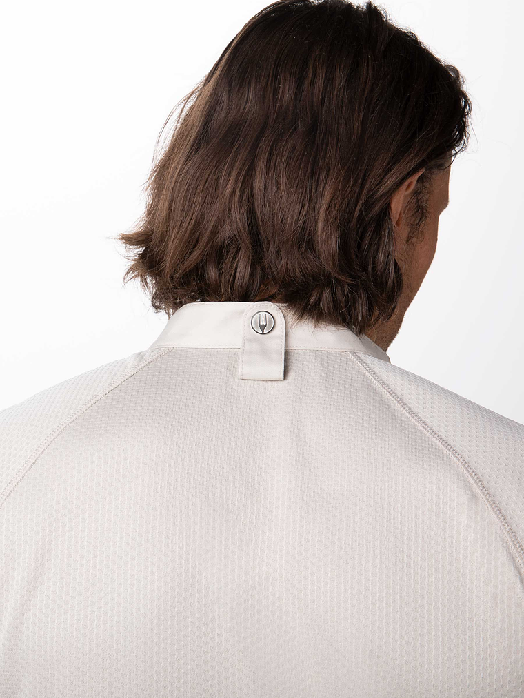 Chaqueta Chef Works Unisex Varkala Beige 4