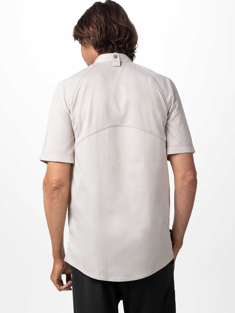 Chaqueta Chef Works Unisex Varkala Beige 2