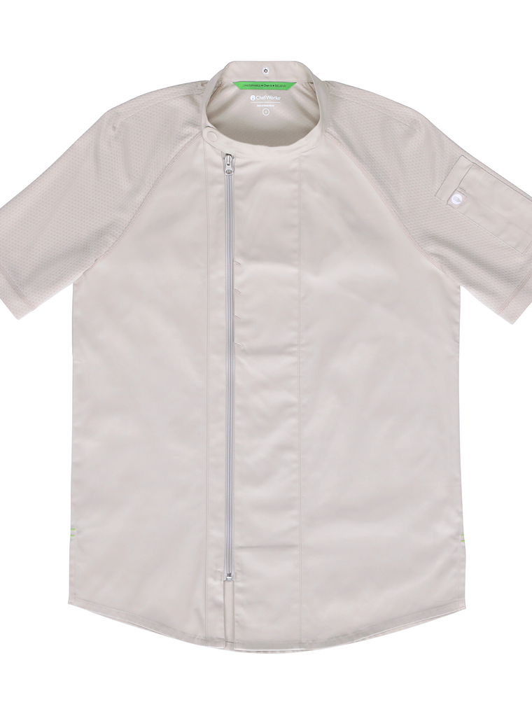 Chaqueta Chef Works Unisex Varkala Beige 5