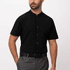 Camisa Chef Works Unisex Seersucker Negra