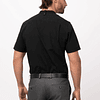 Camisa Chef Works Unisex Seersucker Negra