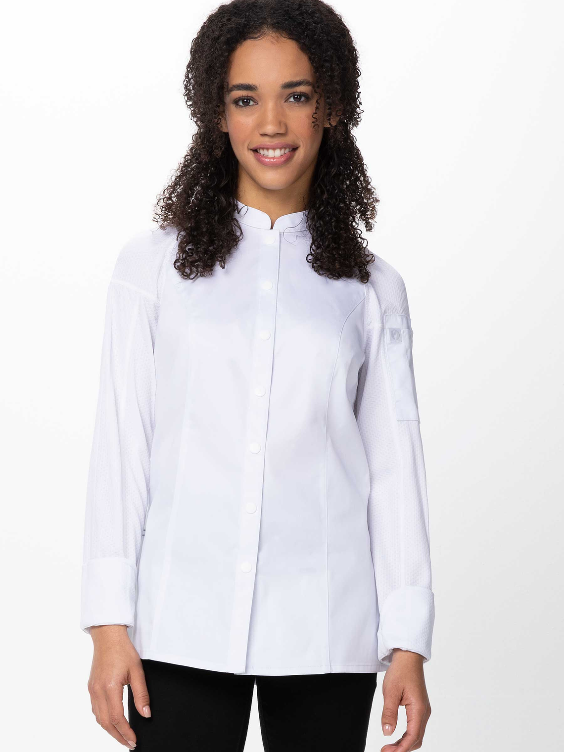 Chaqueta Chef Works Mujer Tulum Blanca 1