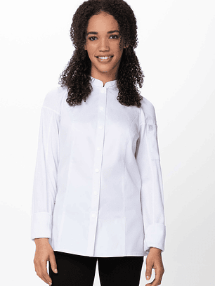 Chaqueta Chef Works Mujer Tulum Blanca