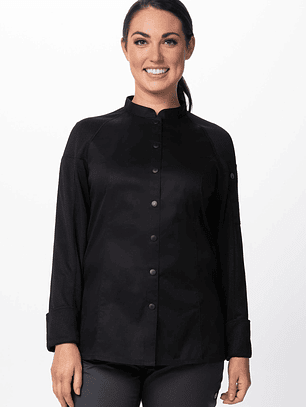 Chaqueta Chef Works Mujer Tulum Negra