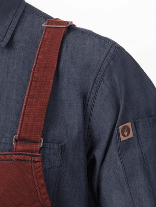 Pechera Chef Works Uptown Roja