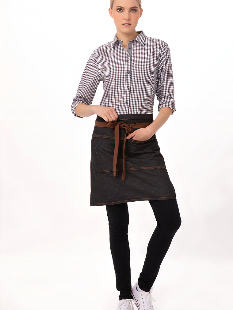 Mandil Chef Works Memphis Negro 1