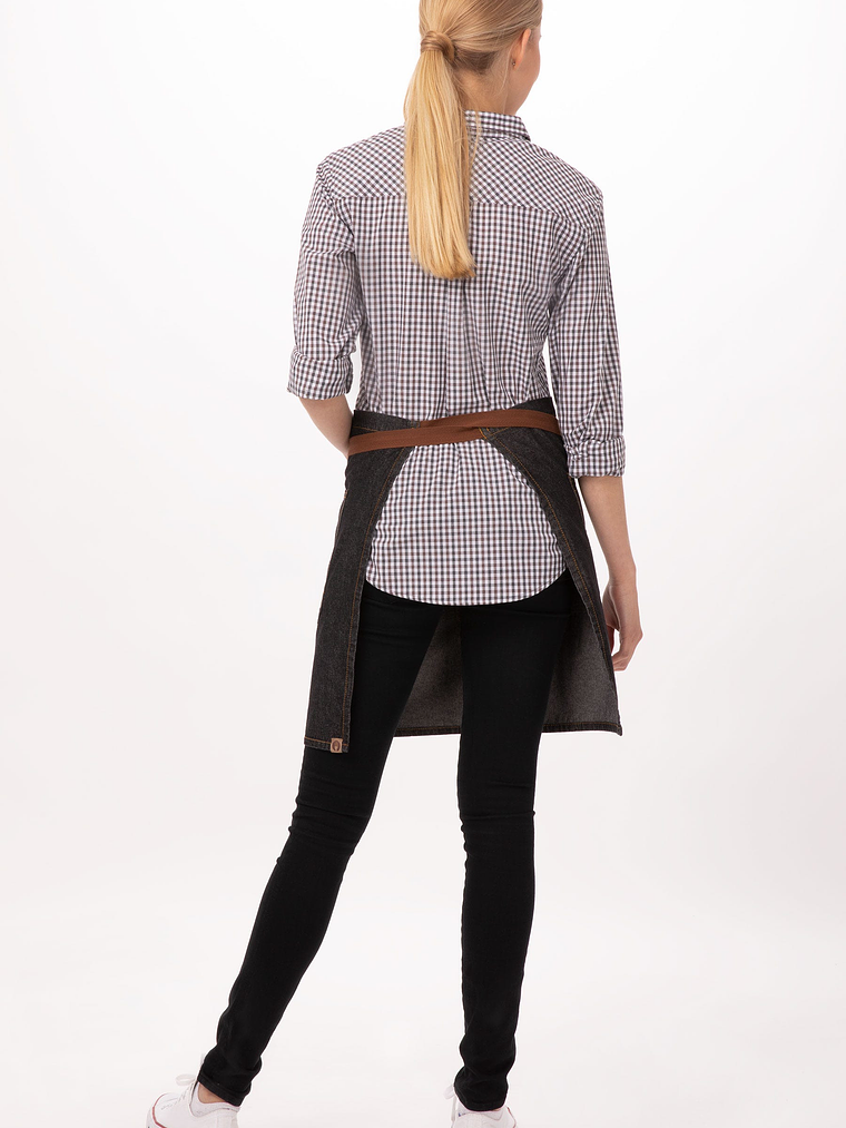 Mandil Chef Works Memphis Negro 2