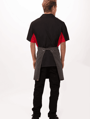 Mandil Chef Works Dorset Gris Oscuro