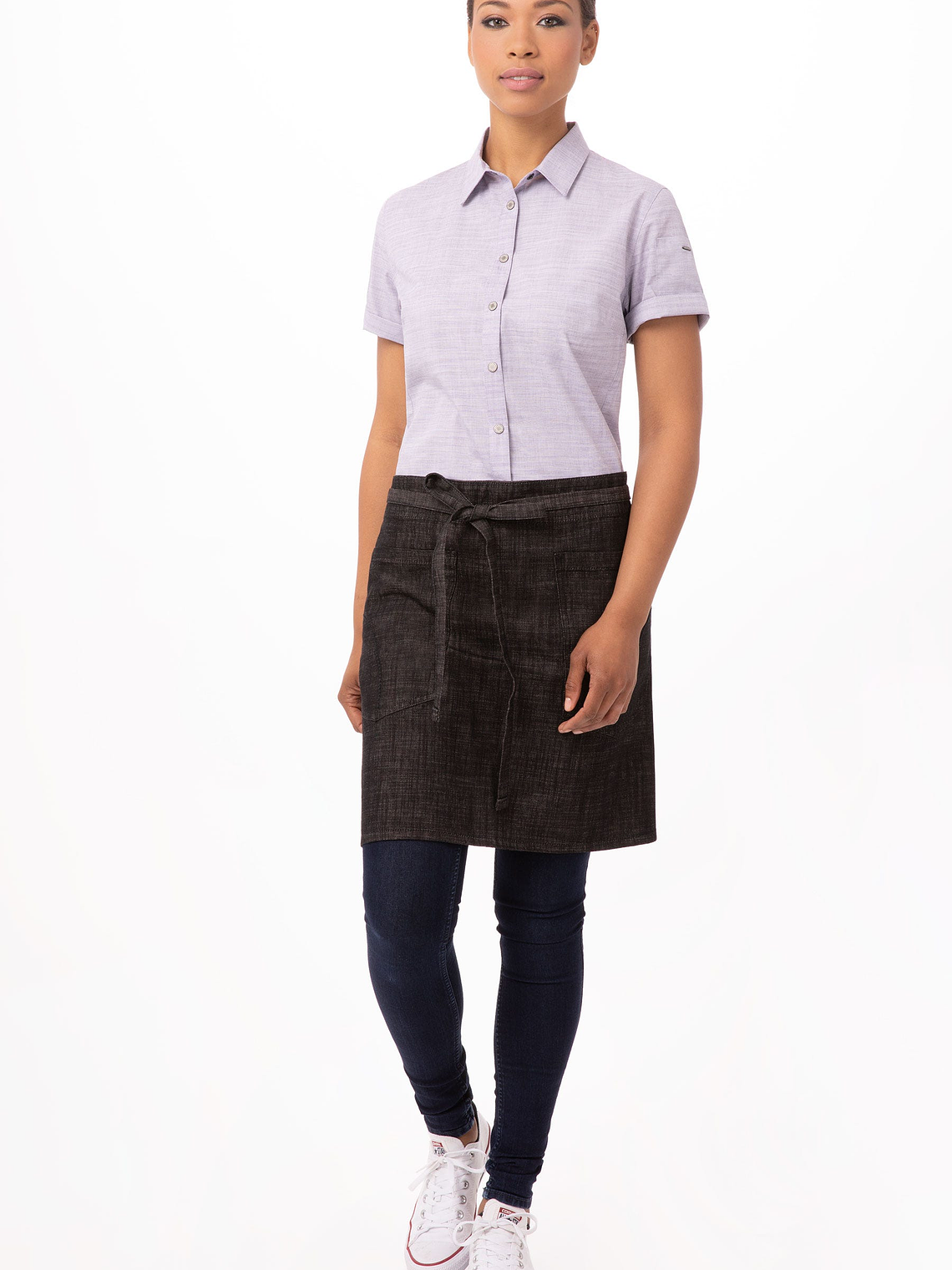 Mandil Chef Works Corvallis Jeans Negro 1