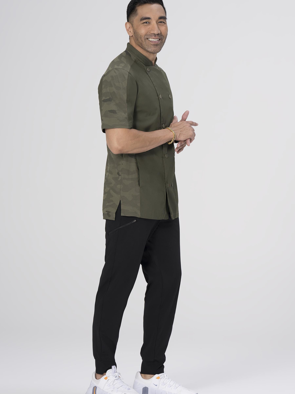 Chaqueta Chef Works Unisex Mojave Oliva 1