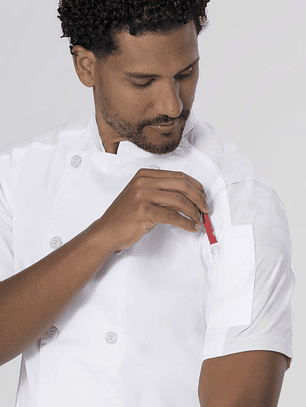 Chaqueta Chef Works Unisex Mojave Blanca
