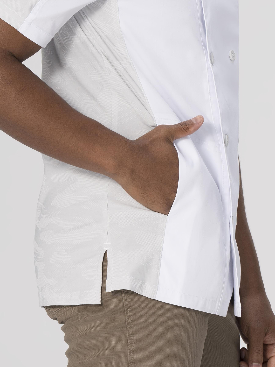 Chaqueta Chef Works Unisex Mojave Blanca 4