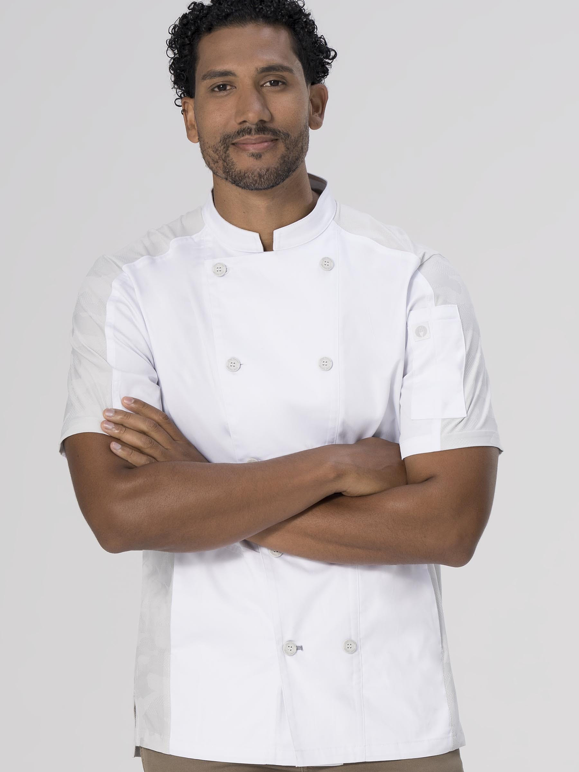 Chaqueta Chef Works Unisex Mojave Blanca 5