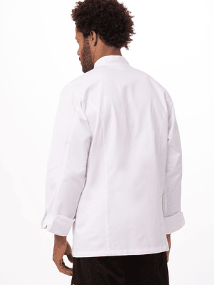 Chaqueta Chef Works Unisex Henri Executive Blanca
