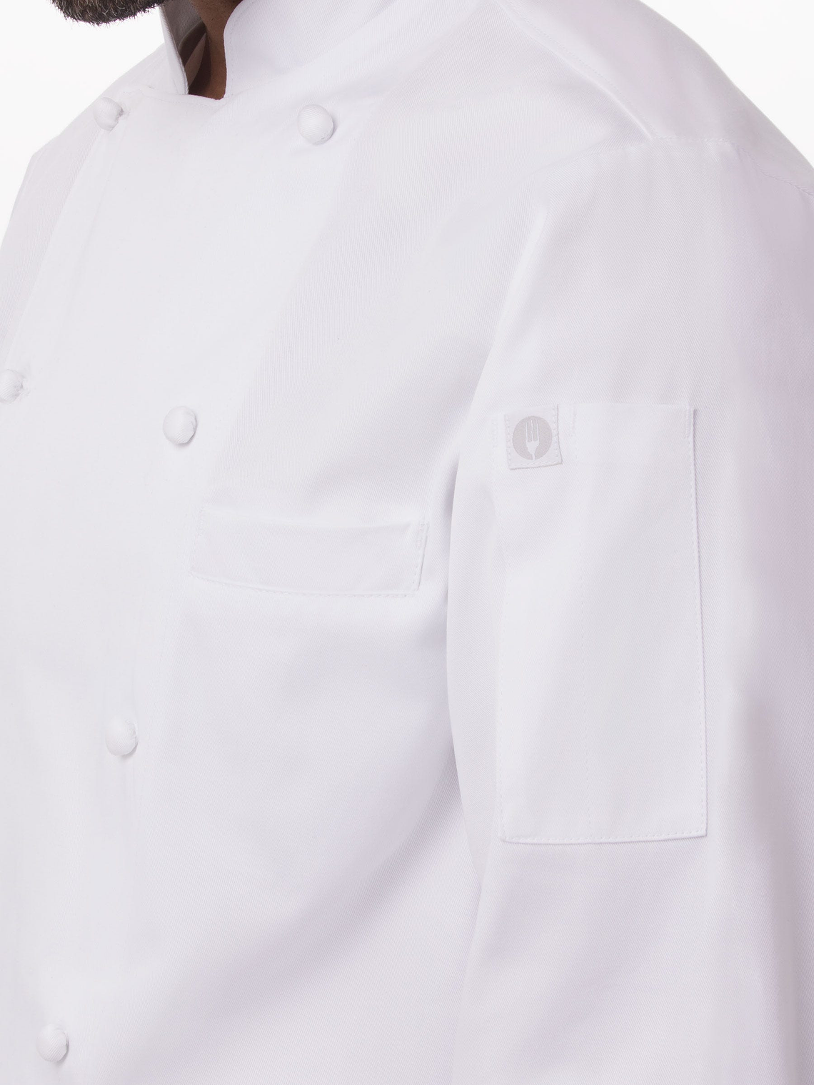 Chaqueta Chef Works Unisex Henri Executive Blanca 4