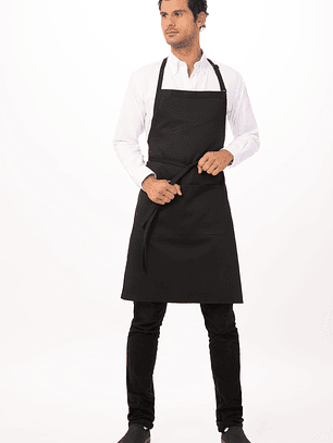 Pechera Chef Works Clásica F8 Negra