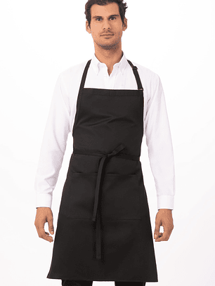 Pechera Chef Works Clásica F8 Negra