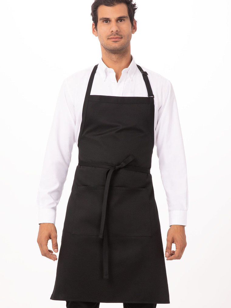 Pechera Chef Works Clásica F8 Negra 2