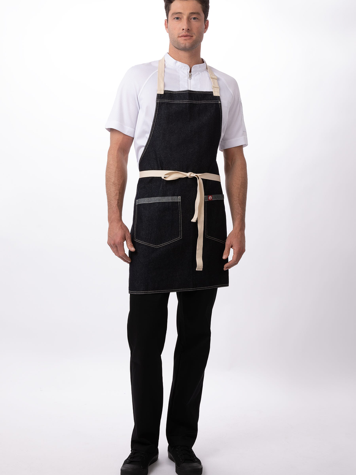 Pechera Chef Works Ridgewood Azul Mezclilla 1