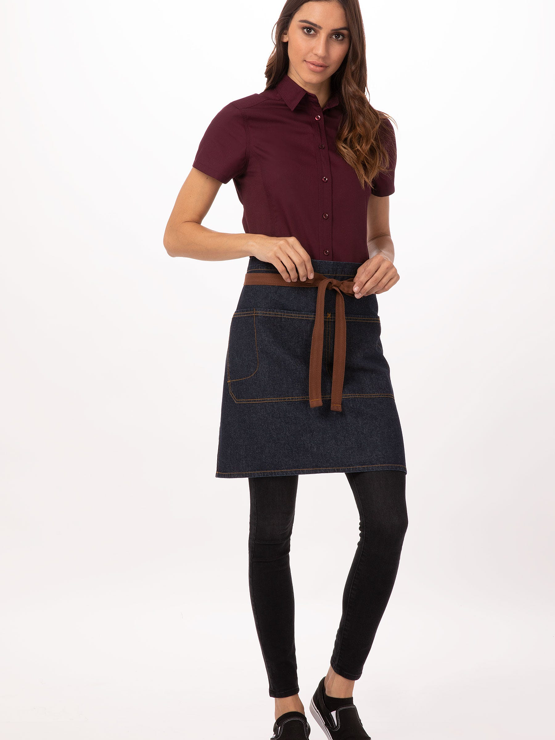 Mandil Chef Works Memphis Azul 3