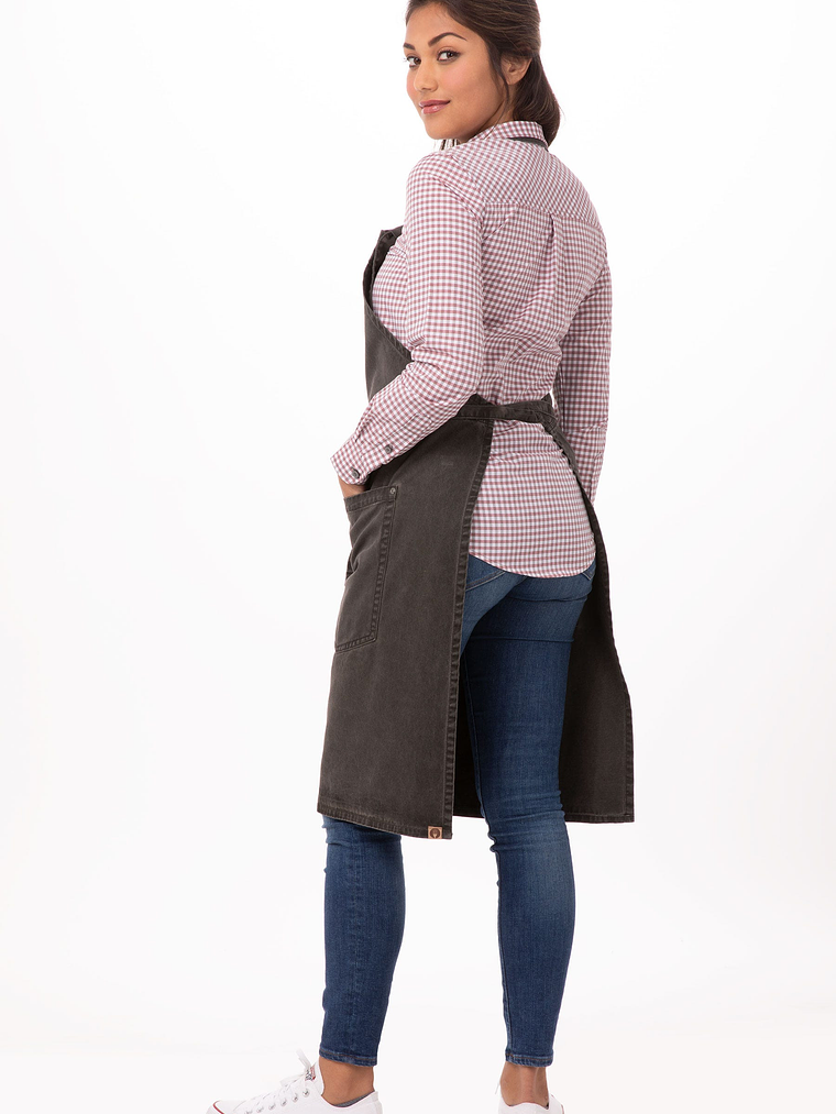 Pechera Chef Works Dorset Gris 2