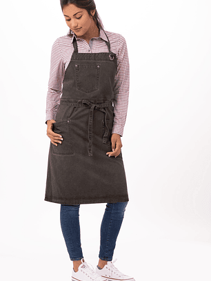 Pechera Chef Works Dorset Gris