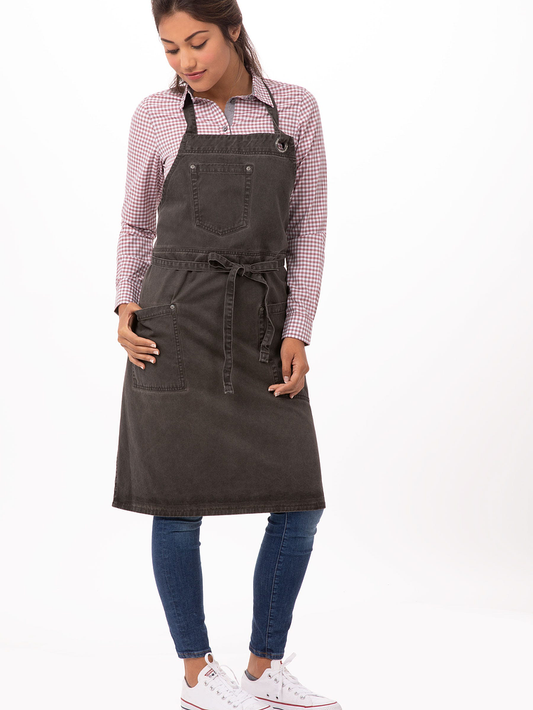 Pechera Chef Works Dorset Gris 1