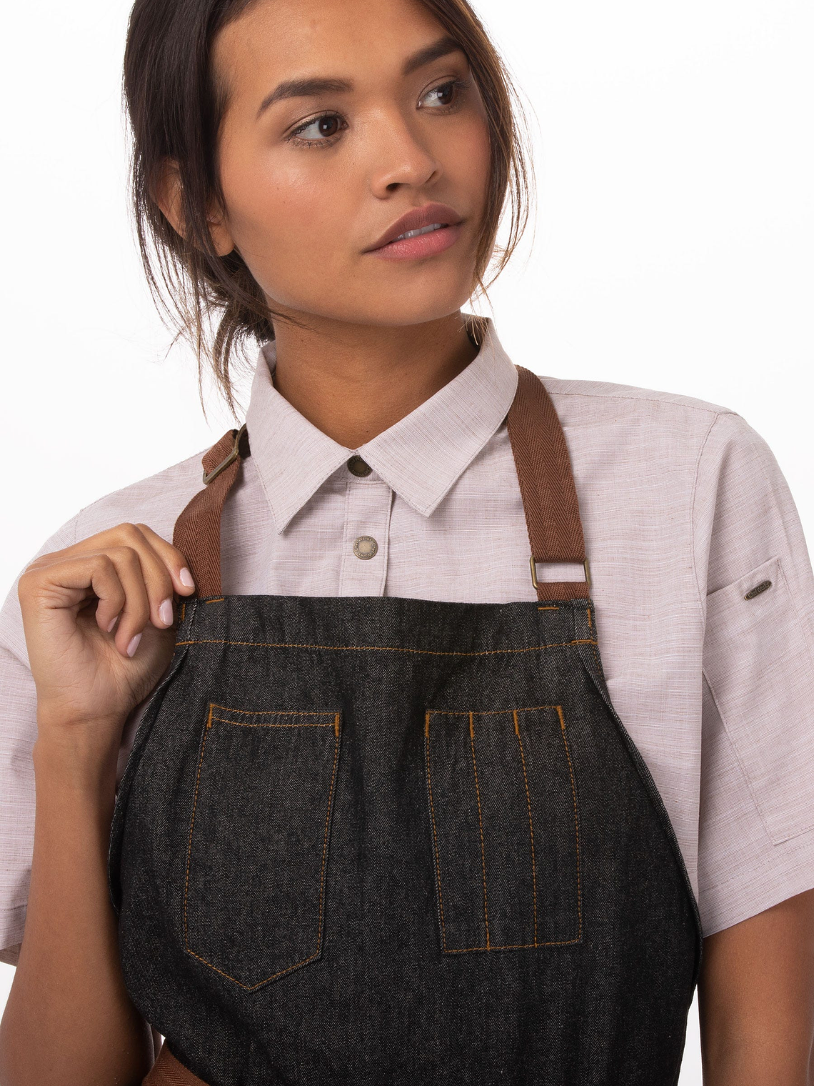 Pechera Chef Works Memphis Negra 4