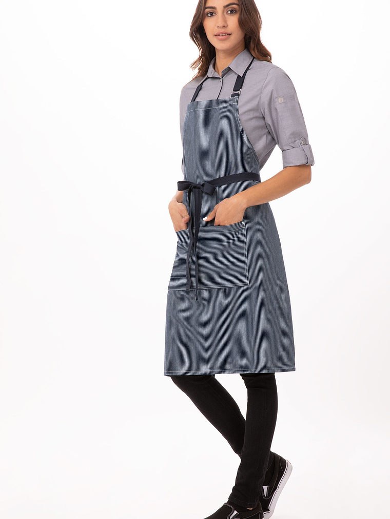 Pechera Chef Works Portland Azul 3