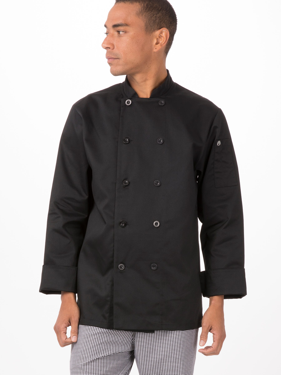 Chaqueta Chef Works Unisex Bastille Negra 1