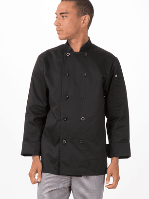Chaqueta Chef Works Unisex Bastille Negra