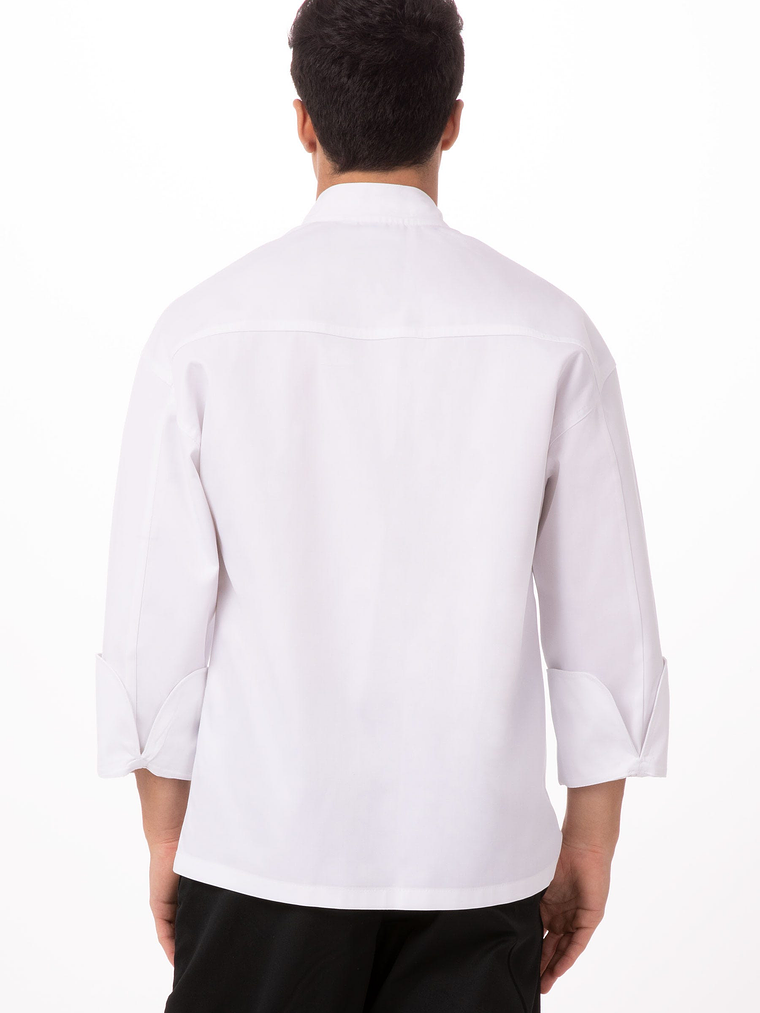 Chaqueta Chef Works Unisex Lyon Blanca 3