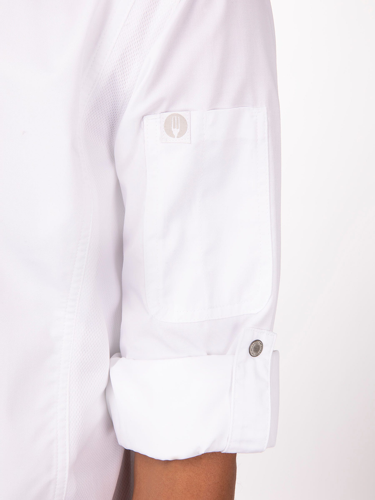 Chaqueta Chef Works Unisex Hartford Blanca 4