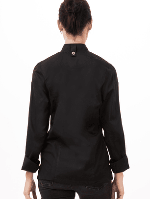 Chaqueta Chef Works Mujer Hartford Negra