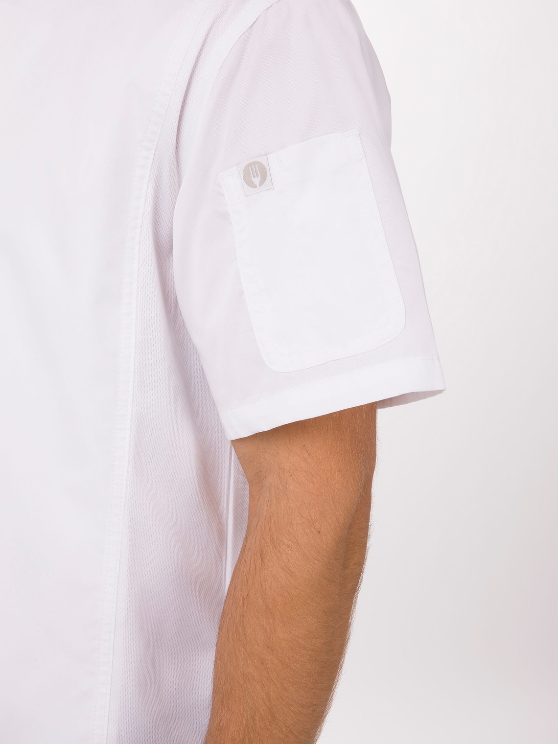 Chaqueta Chef Works Unisex Springfield Blanca 4