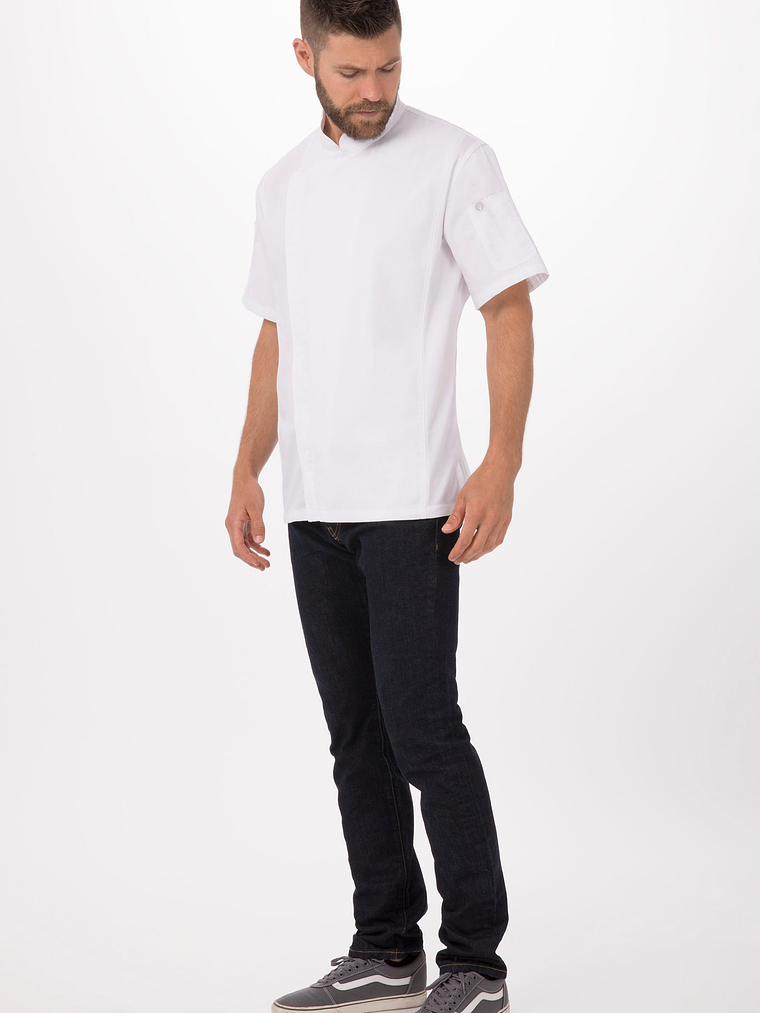 Chaqueta Chef Works Unisex Springfield Blanca 3