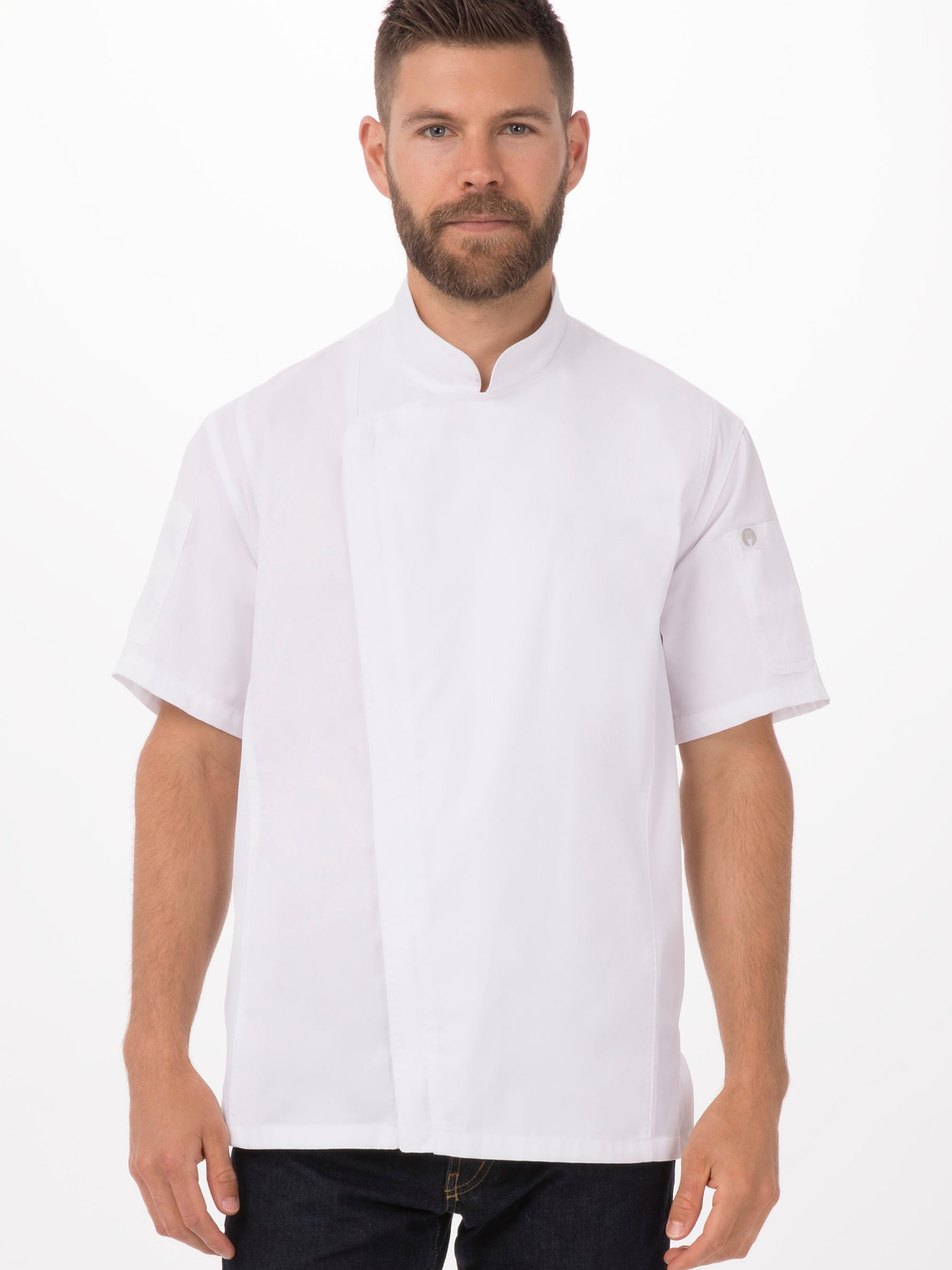 Chaqueta Chef Works Unisex Springfield Blanca 1