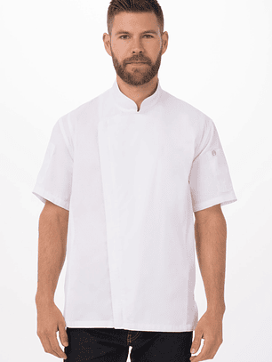 Chaqueta Chef Works Unisex Springfield Blanca
