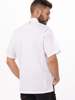 Chaqueta Chef Works Unisex Springfield Blanca