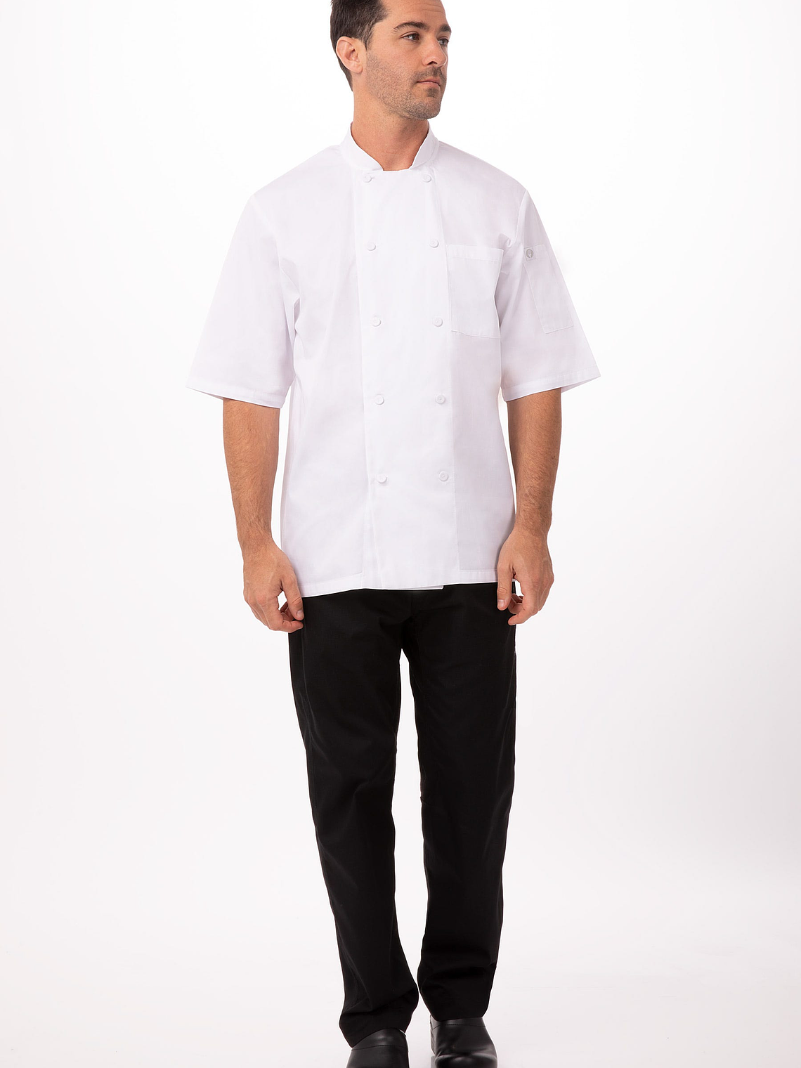 Chaqueta Chef Works Unisex Montreal Blanca 3